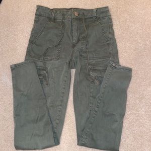 American Eagle Olive Green Cargo Pants